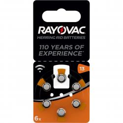 Varta Rayovac Hearing Aid Battery Size 13, Pr48, 6 Pack - Batteri