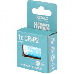 Deltaco Ultimate Lithium Battery, 6v, Cr-p2, 1-pack - Batteri