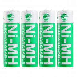 Deltaco Ultimate Ni-mh Rechargeable, Lr6/aa Size, 2500mah, 4-pack - Batteri