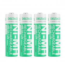 Deltaco Ultimate Nimh Rechargeable Lr6/aa Size 1900mah 4pack (sg) - Batteri