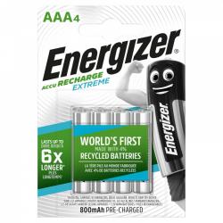 Energizer Recharge Extreme Eco AAA 800mAh 4 pack - Batteri