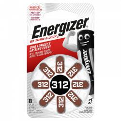 Energizer Hearing Aid 312 -8 pack - Batteri